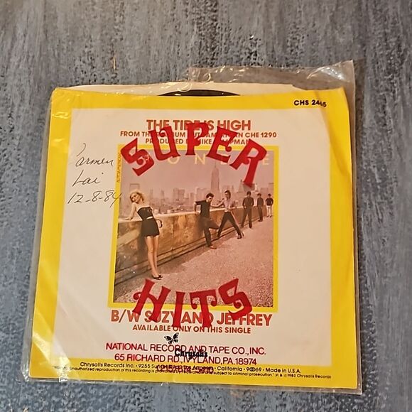 Blondie The Tide is High Vinyl 45 Record - Picture 3 of 6